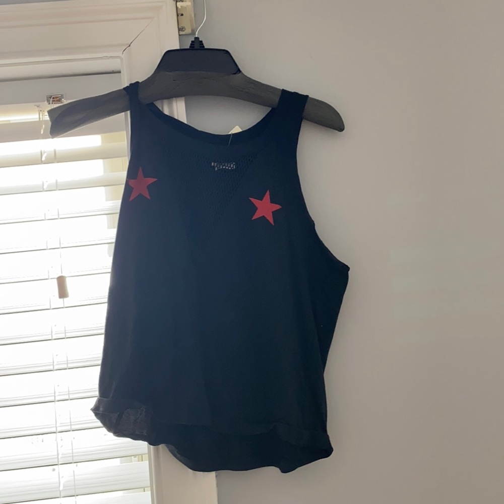 Fourth of July black crop top. Never worn